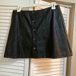 Forever 21 Faux Leather Skirt